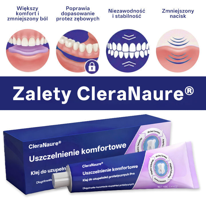 💎CleraNaure® Comfort Seal Pro – Klej do Protez