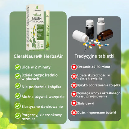 🌿CleraNaure® HerbaAir Mullein Oczyszczacz Płuc