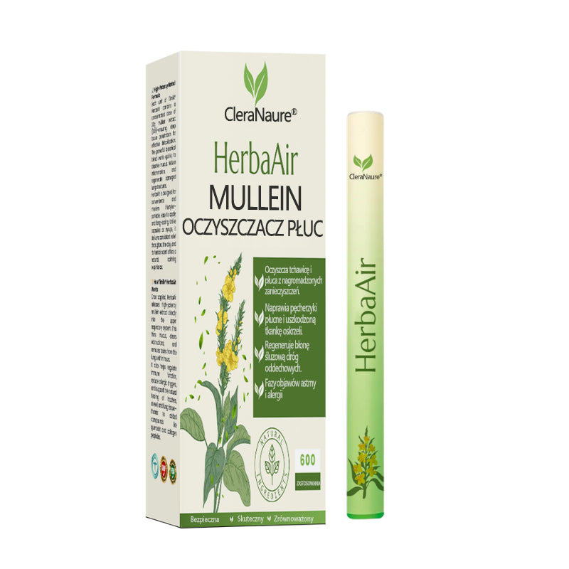 🌿CleraNaure® HerbaAir Mullein Oczyszczacz Płuc