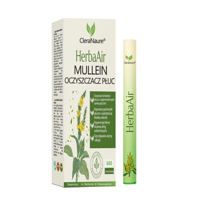 🌿CleraNaure® HerbaAir Mullein Oczyszczacz Płuc